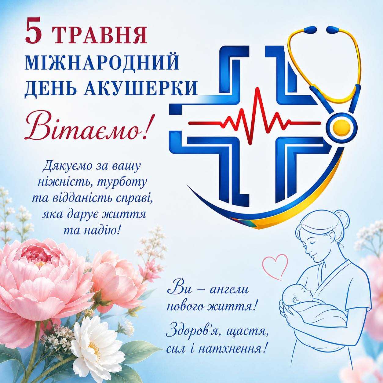З Міжнародним днем акушерки! З Міжнародним днем акушерки!